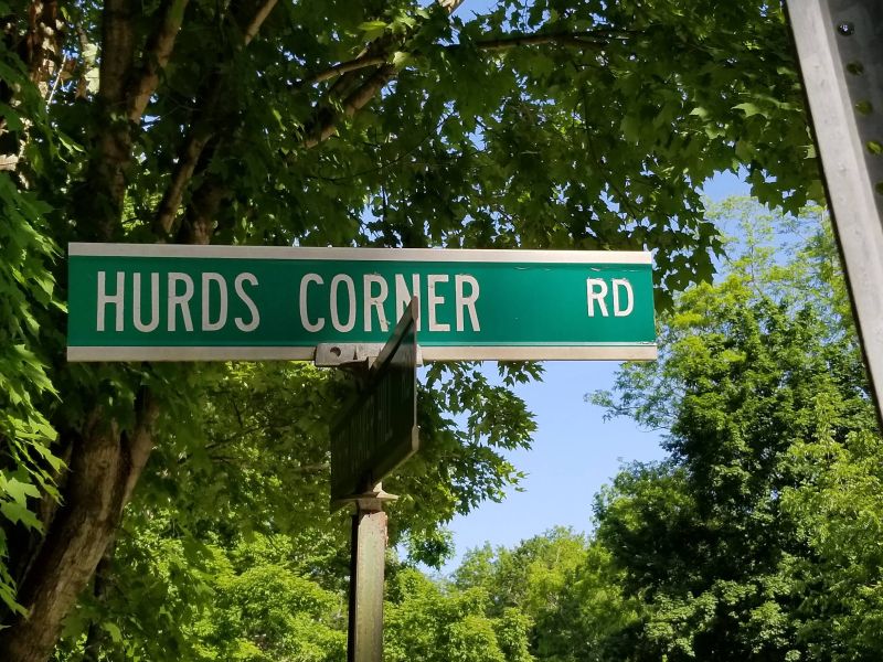 Corner of Hurd’s Corner Road and North Quaker Hill Road
